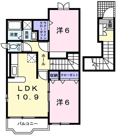 プロムナードＥｍａの物件間取画像